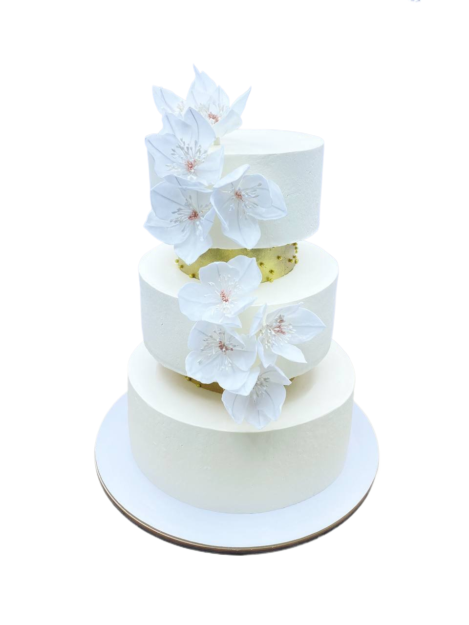 Свадебный многоярусный торт #127 в кондитерской cake64.ru фото