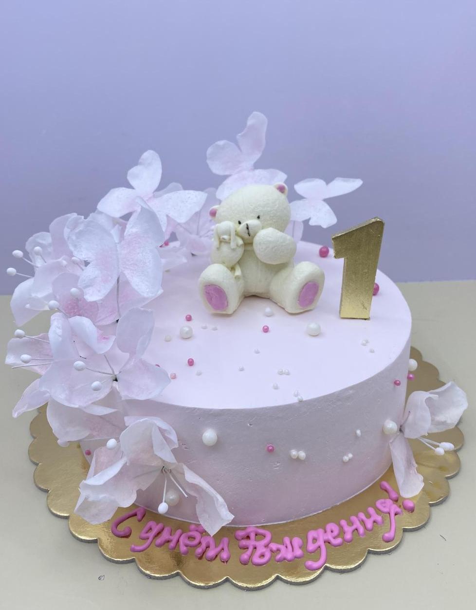 Детский торт Банановый с ананасом #41 в кондитерской cake64.ru фото