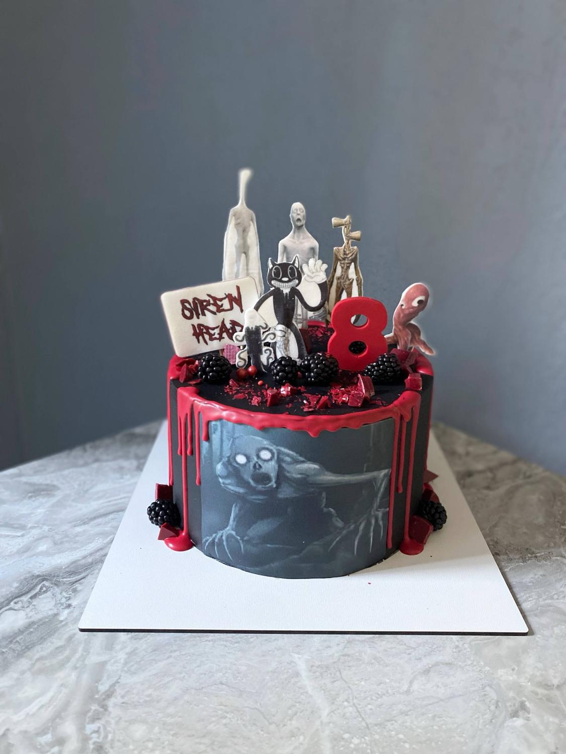 Детский торт Милка с малиной #304 в кондитерской cake64.ru фото