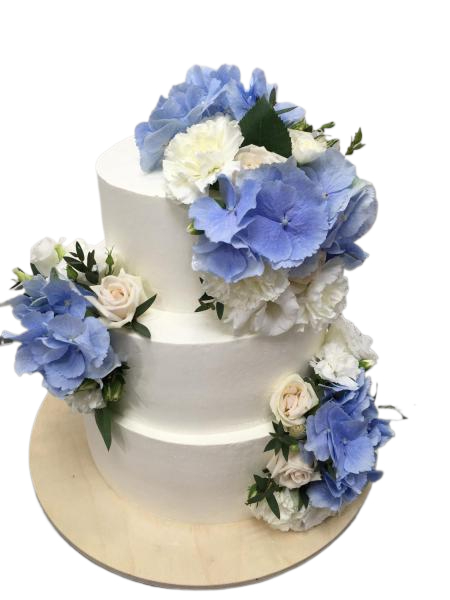 Свадебный трех ярусный торт #2 в кондитерской cake64.ru фото