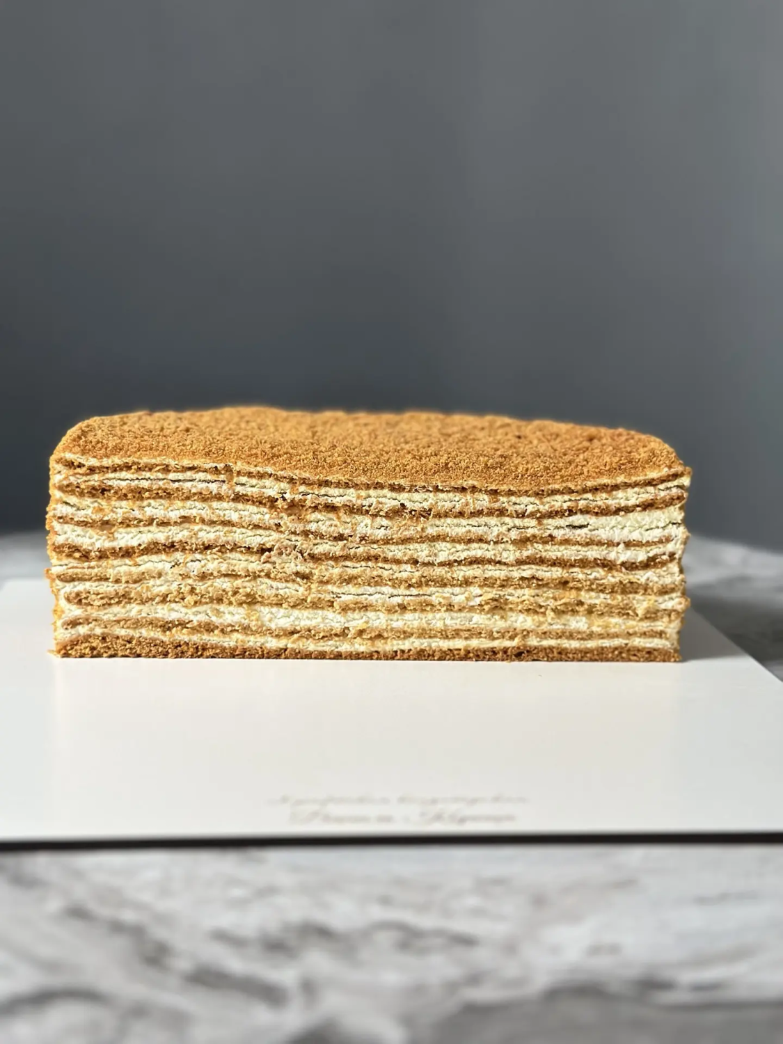 Медовик сливочно-сметанный в кондитерской cake64.ru фото