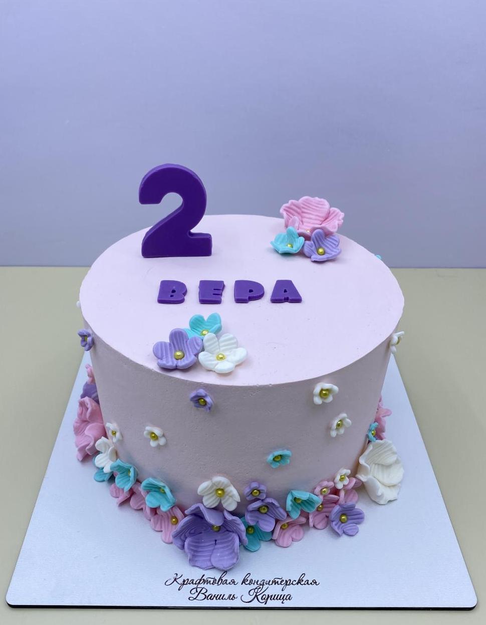 Детский торт Банановый с ананасом #139 в кондитерской cake64.ru фото