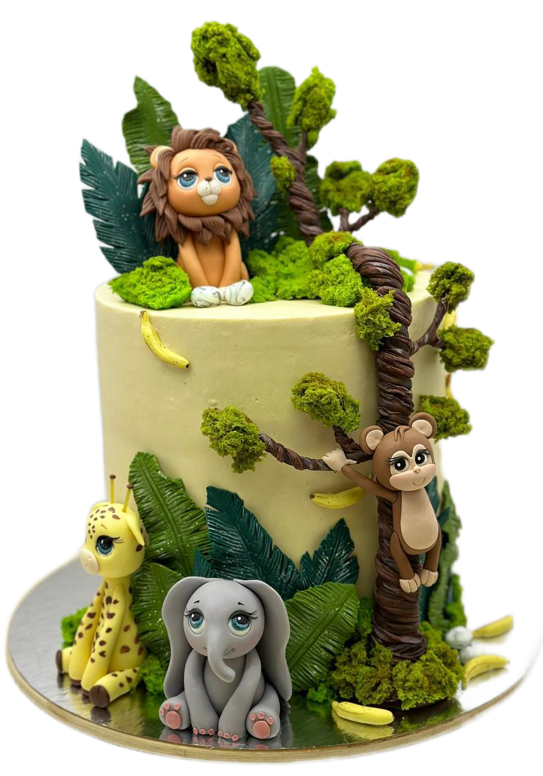 Детский торт многоярусный #226 в кондитерской cake64.ru фото