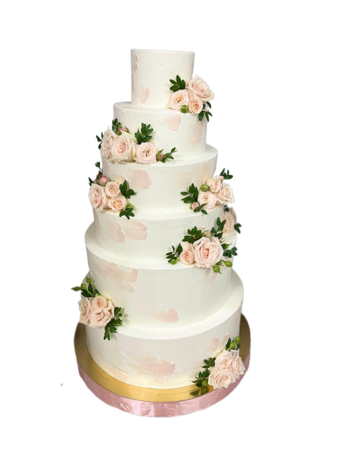 Свадебный торт 199 в кондитерской cake64.ru фото