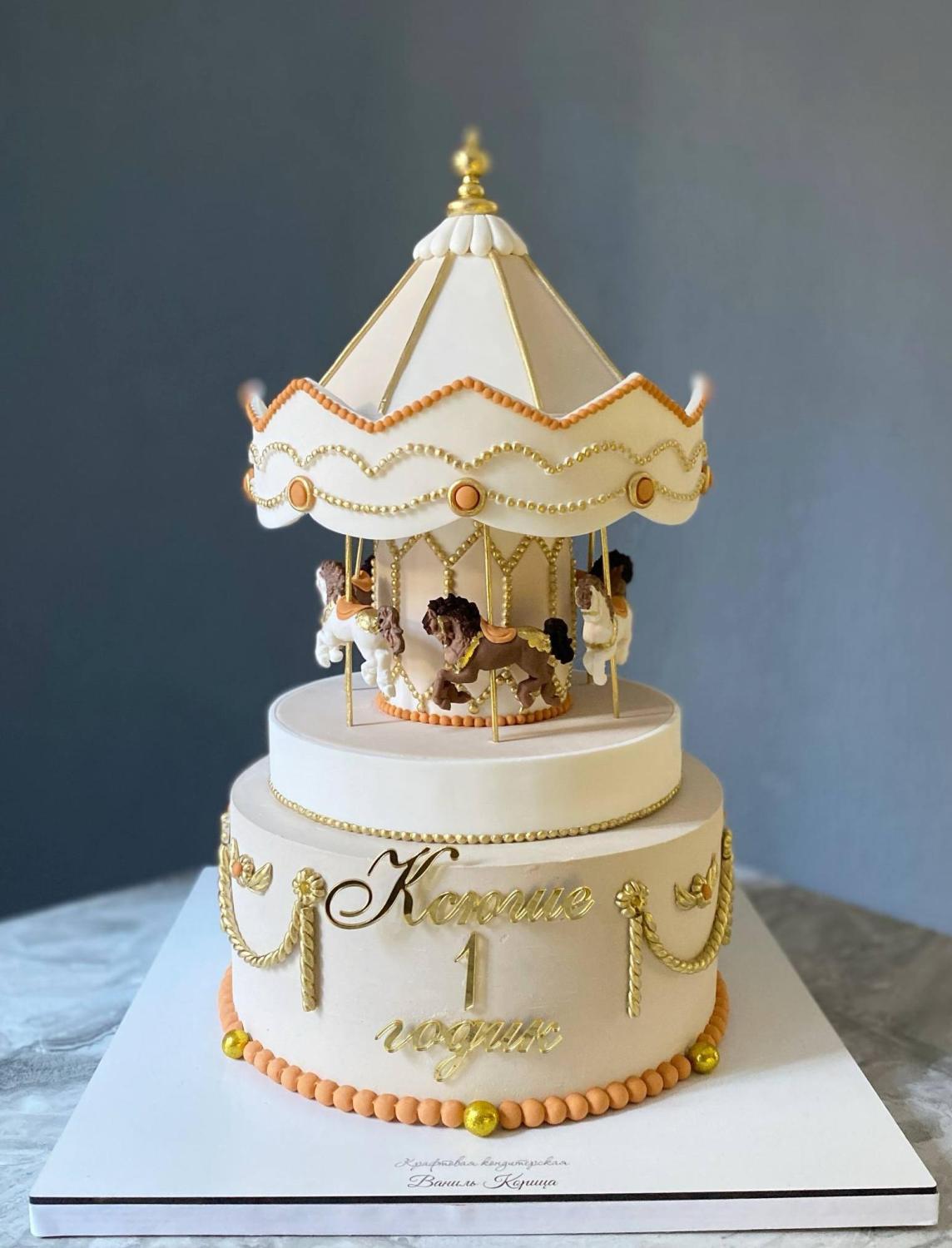 Детский торт Молочный ломтик #316 в кондитерской cake64.ru фото