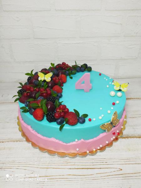 Торт на День Рождения "Медовик апельсиновый" #13 в кондитерской cake64.ru фото