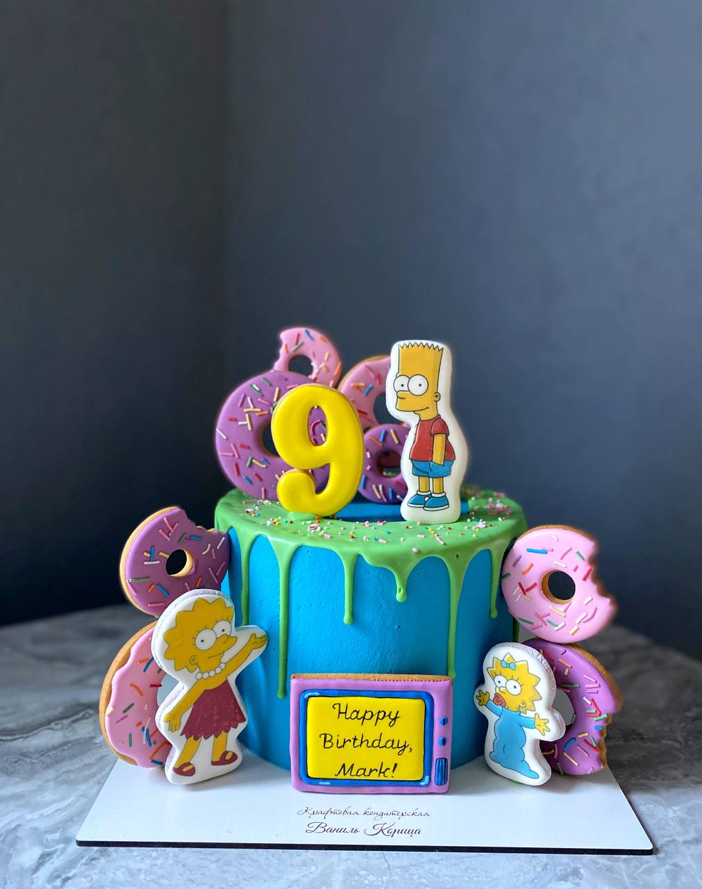 Детский торт Молочный ломтик #310 в кондитерской cake64.ru фото
