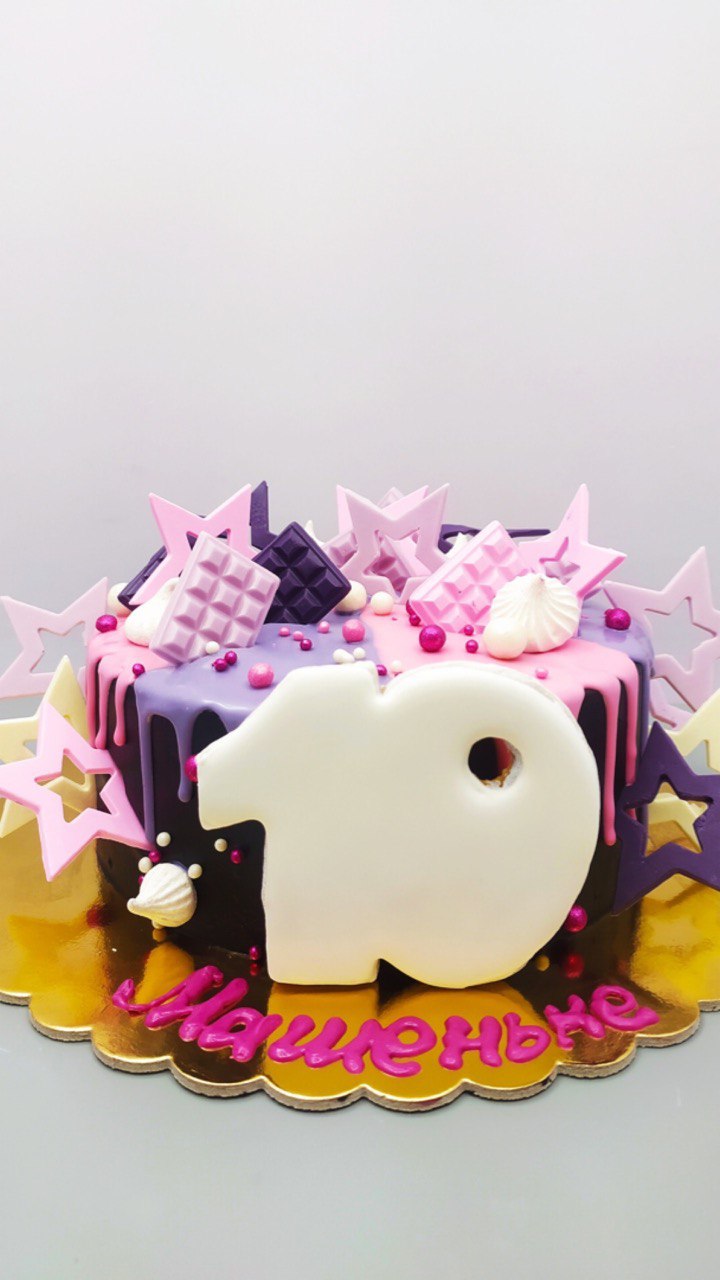 Детский торт Ванильный с клубникой #8 в кондитерской cake64.ru фото