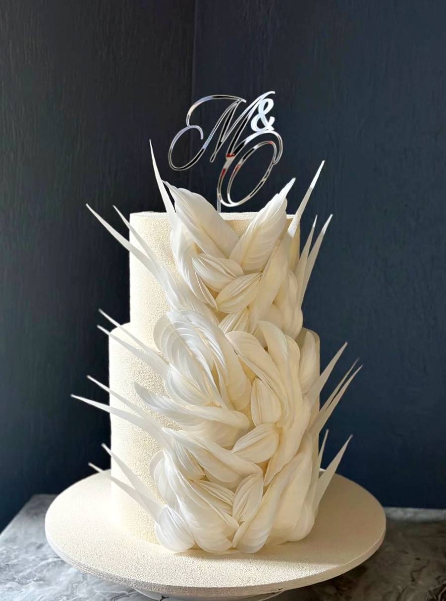 Свадебный торт многоярусный #285 в кондитерской cake64.ru фото