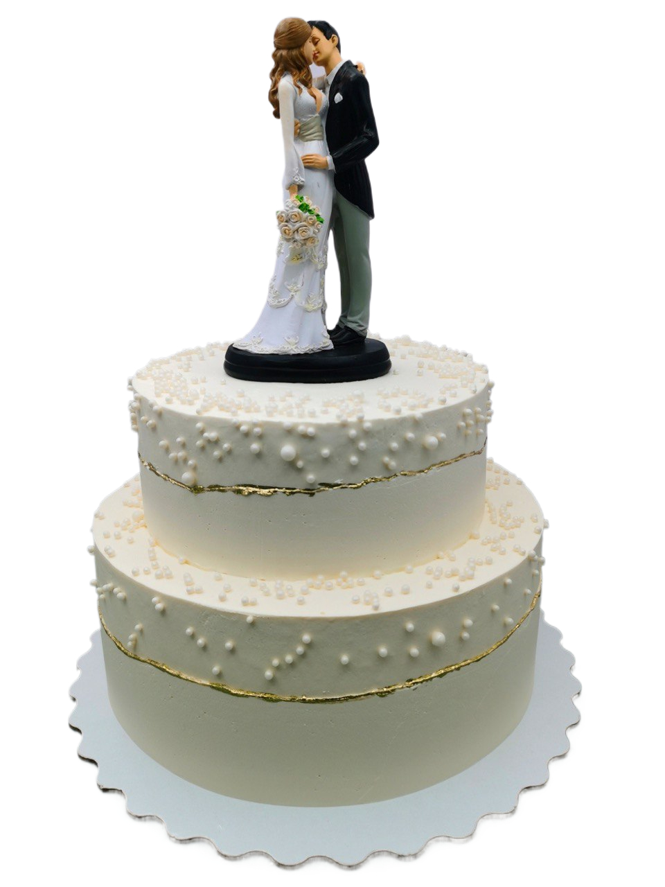 Свадебный торт многоярусный #116 в кондитерской cake64.ru фото