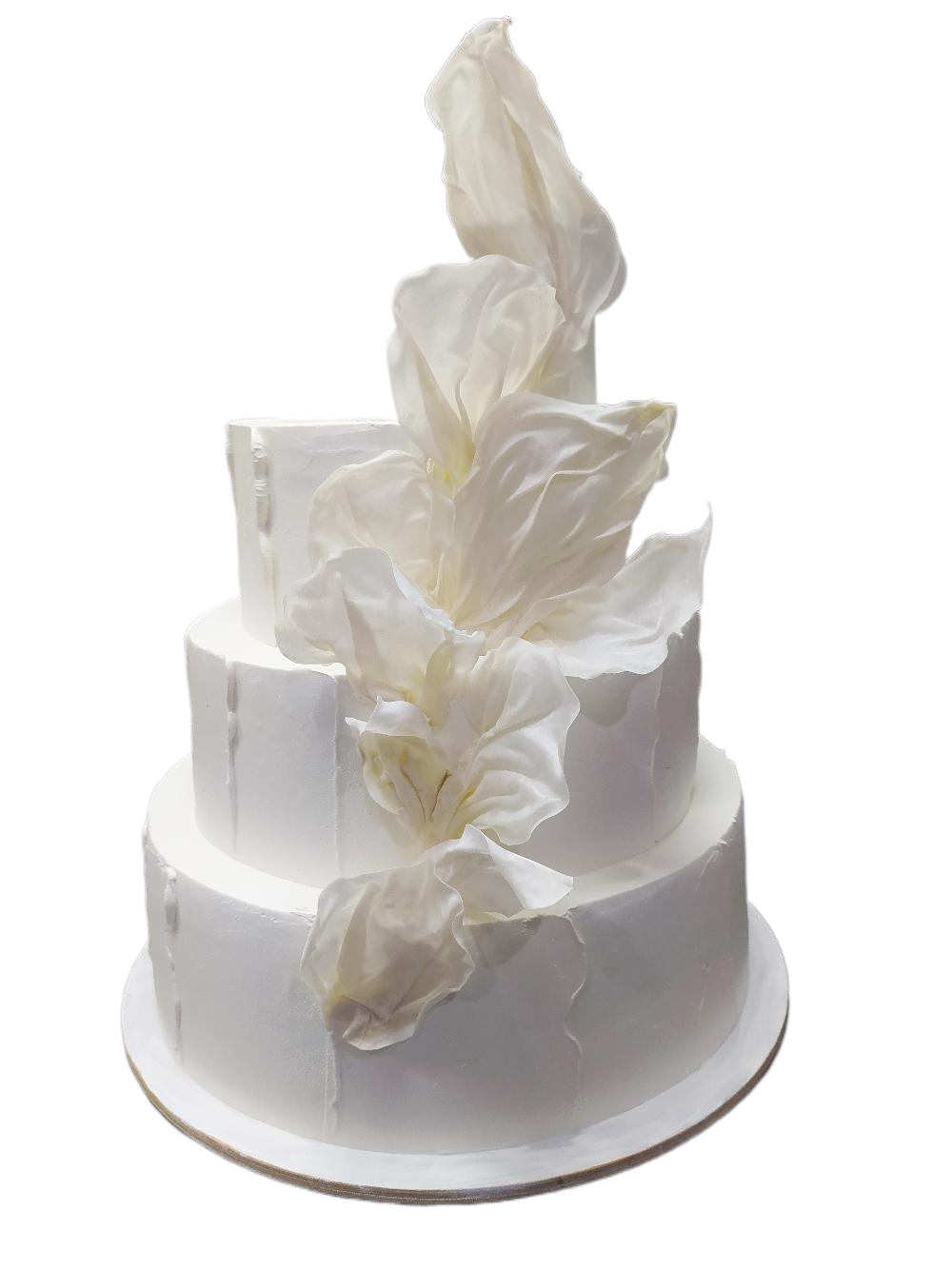 Свадебный четырех ярусный торт #17 в кондитерской cake64.ru фото