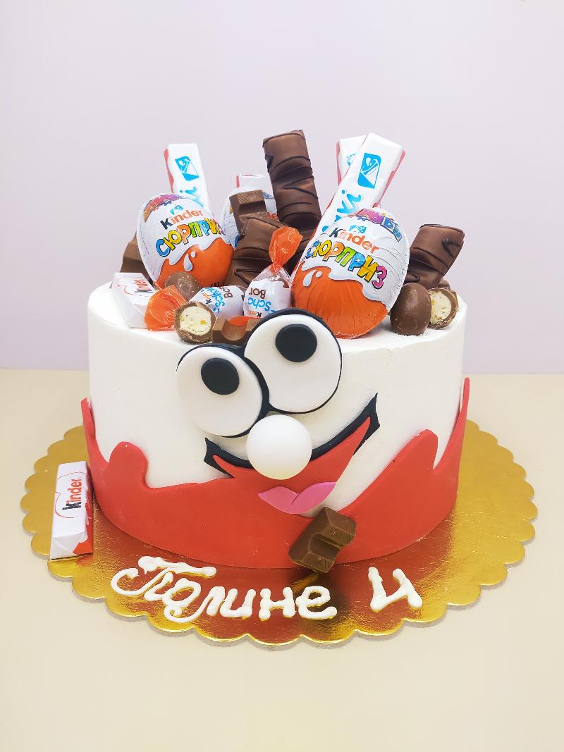 Детский торт Молочный ломтик #49 в кондитерской cake64.ru фото