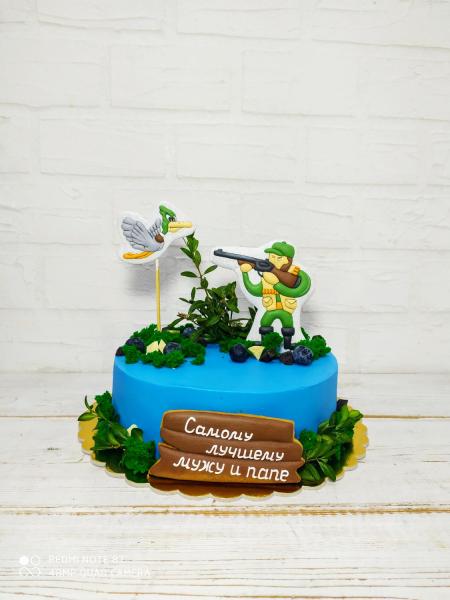 Торт на День Рождения "Наполеон дипломат" #8 в кондитерской cake64.ru фото