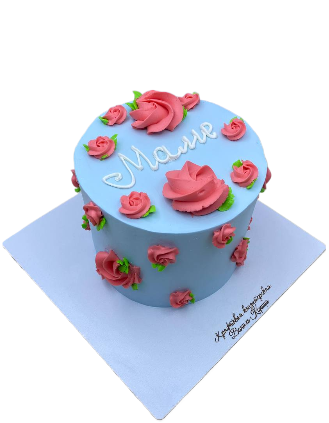 Торт на День Рождения Молочная девочка #219 на сайте https://cake64.ru/ кондитерской Ваниль Корица