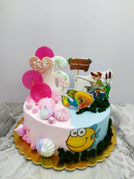 Детский торт Эстерхази #38 в кондитерской cake64.ru фото