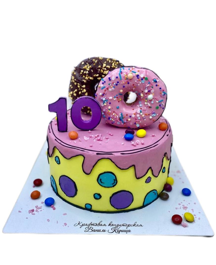 Детский торт Молочная девочка #224 в кондитерской cake64.ru фото