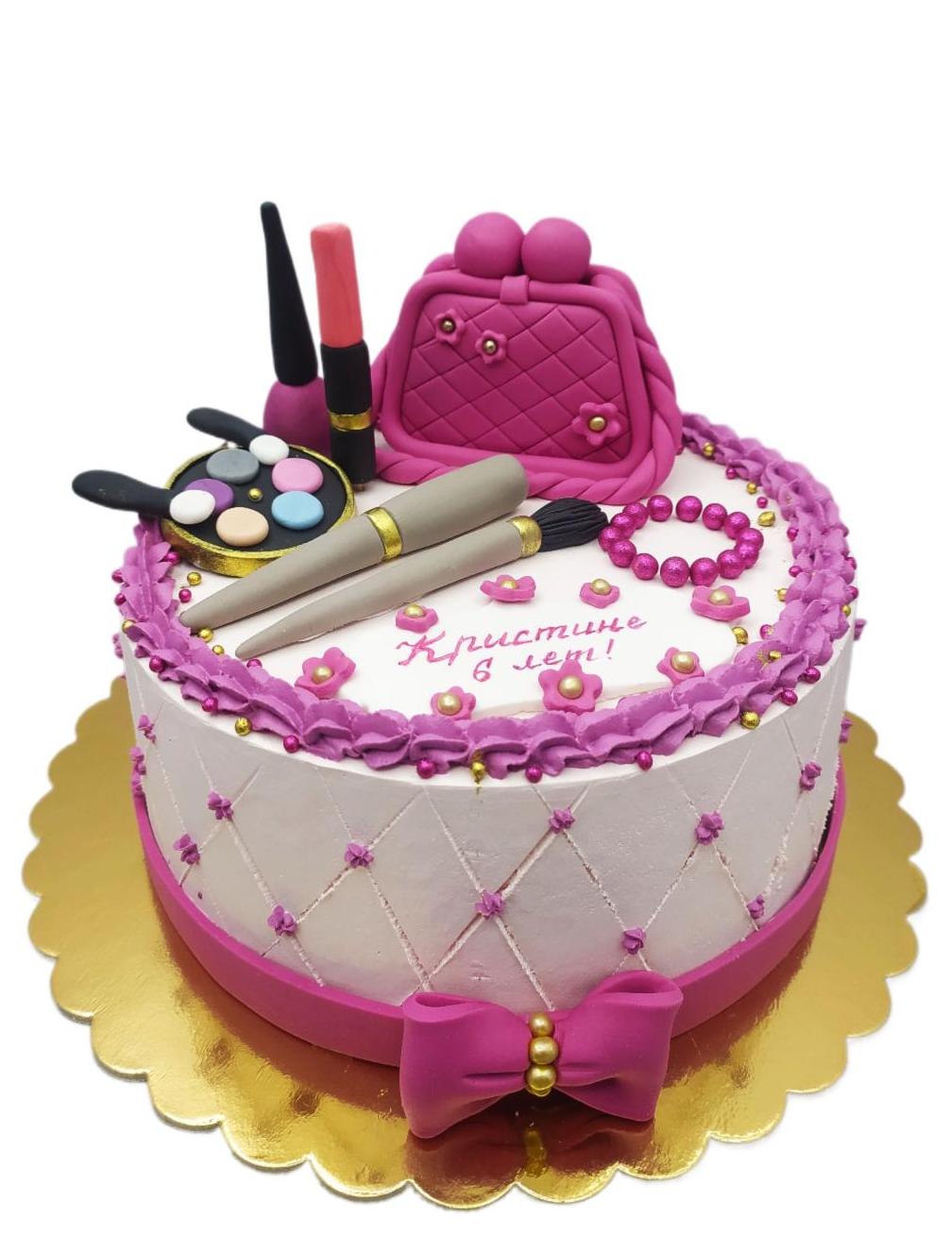 Детский торт Ванильный с клубникой #101 в кондитерской cake64.ru фото