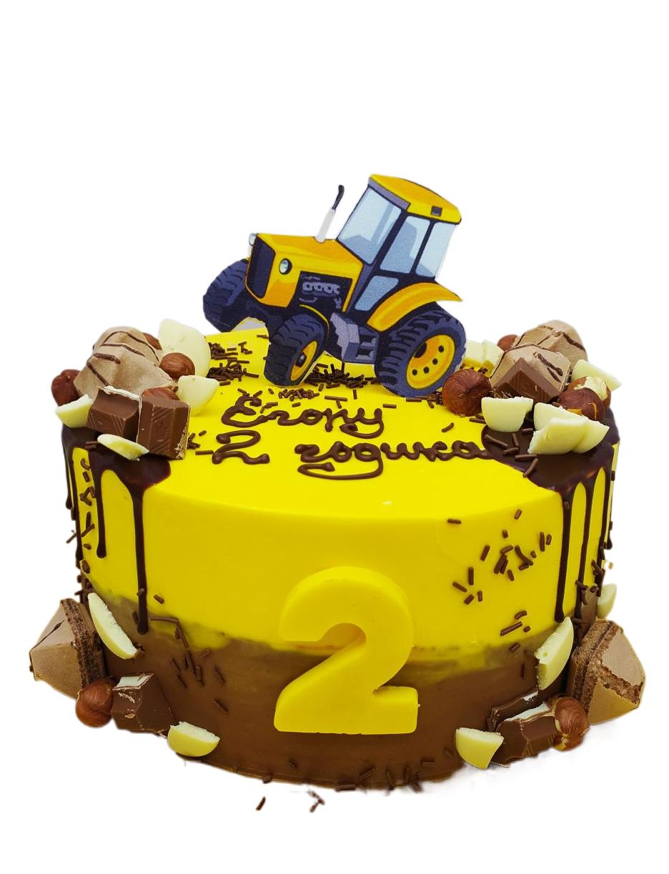 Детский торт Банановый с ананасом #43 в кондитерской cake64.ru фото