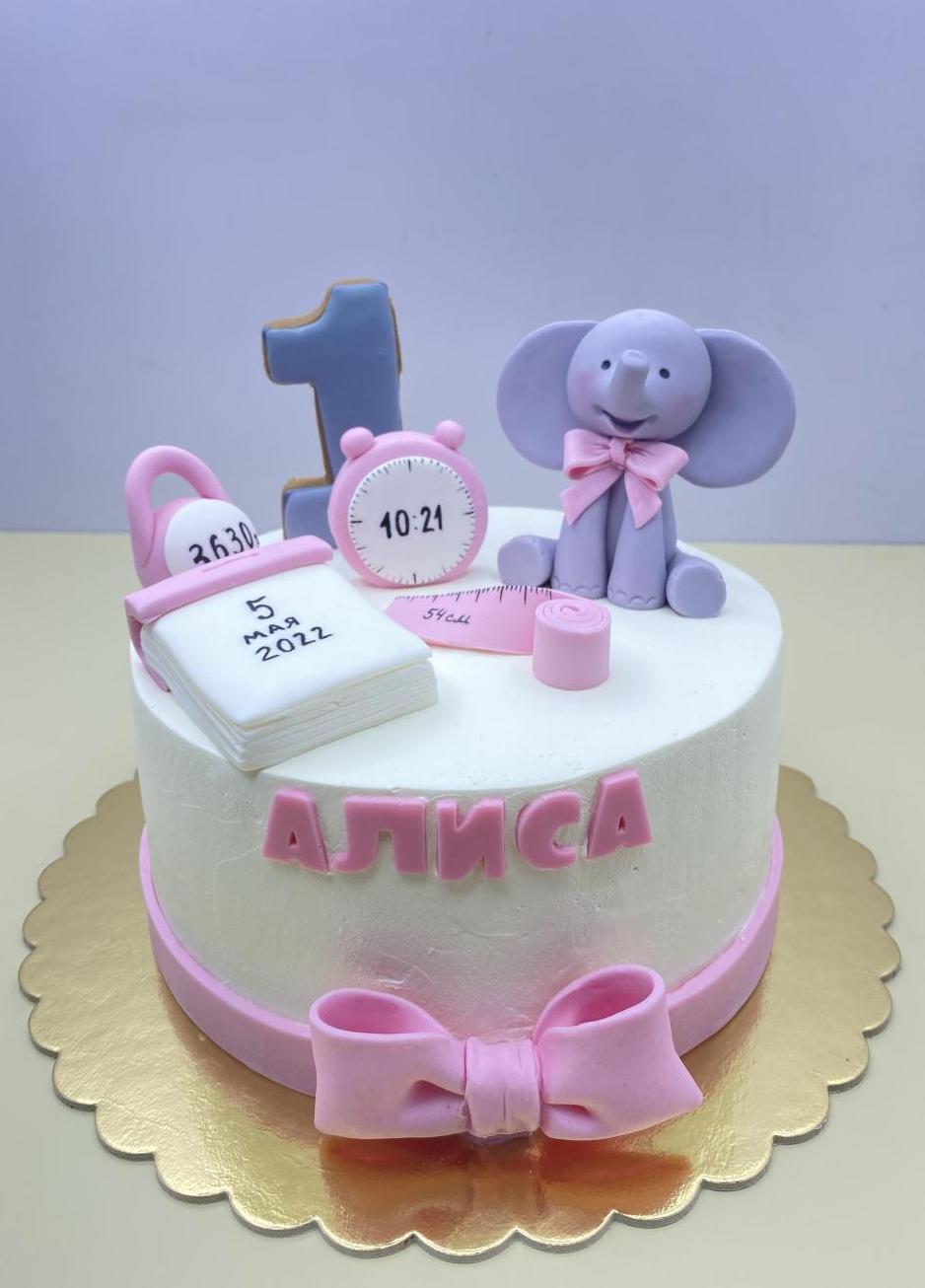 Детский торт Молочная девочка #154 в кондитерской cake64.ru фото