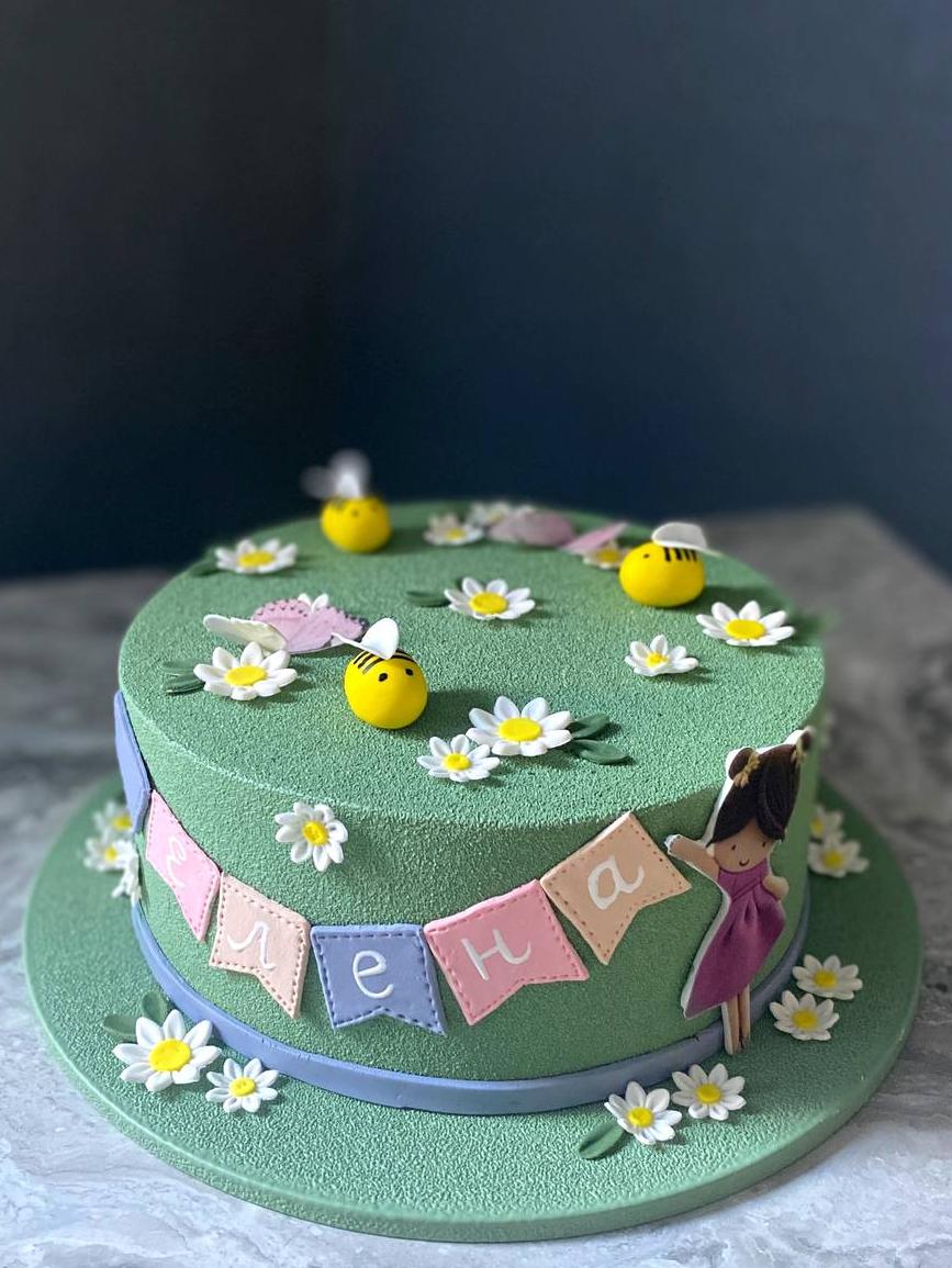 Детский торт Молочная девочка #279 в кондитерской cake64.ru фото