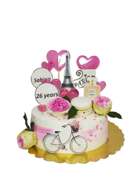 Торт на День Рождения Молочная девочка #23 на сайте https://cake64.ru/ кондитерской Ваниль Корица