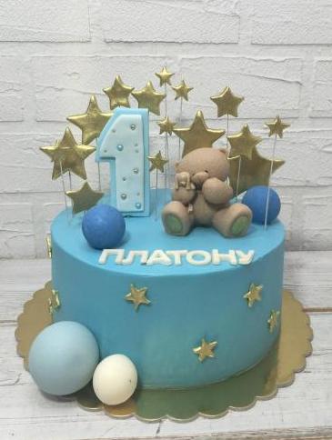 Детский торт Банановый бисквит #11 в кондитерской cake64.ru фото