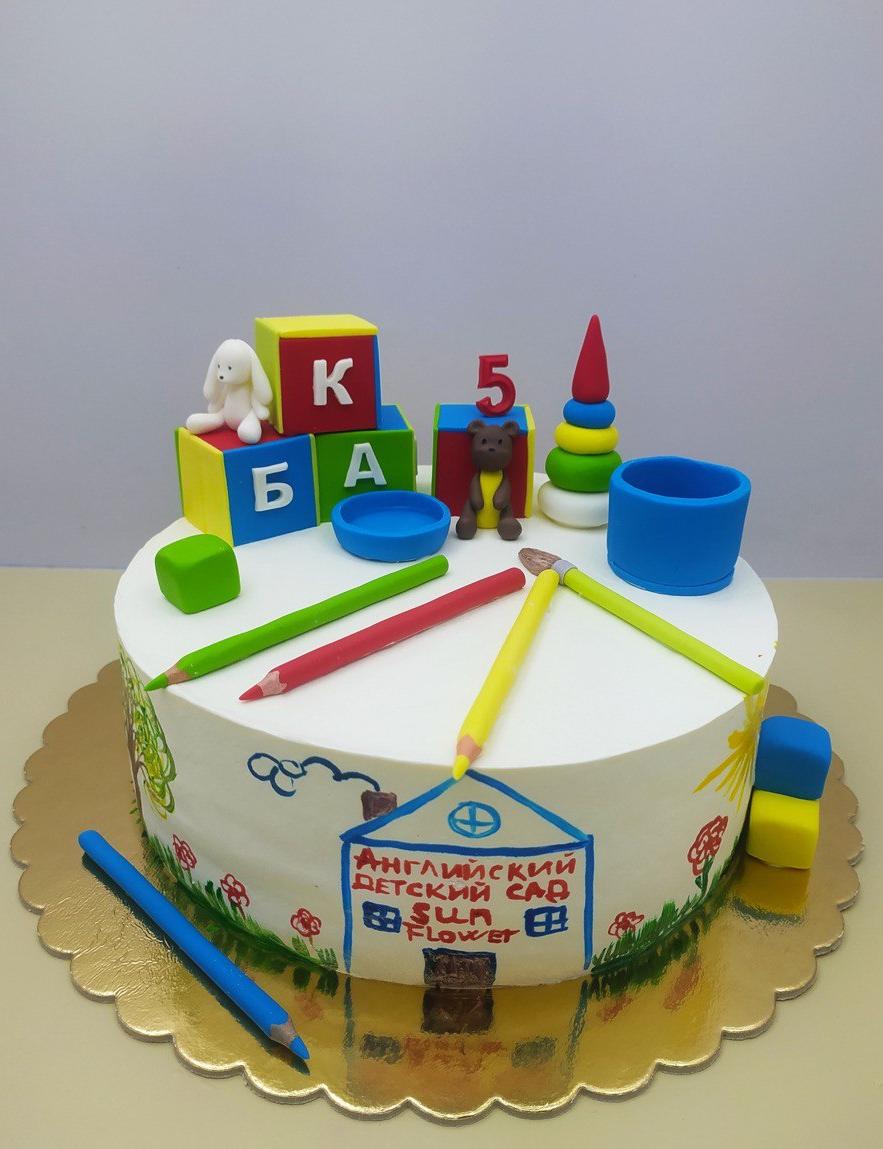 Детский торт Молочная девочка #14 в кондитерской cake64.ru фото