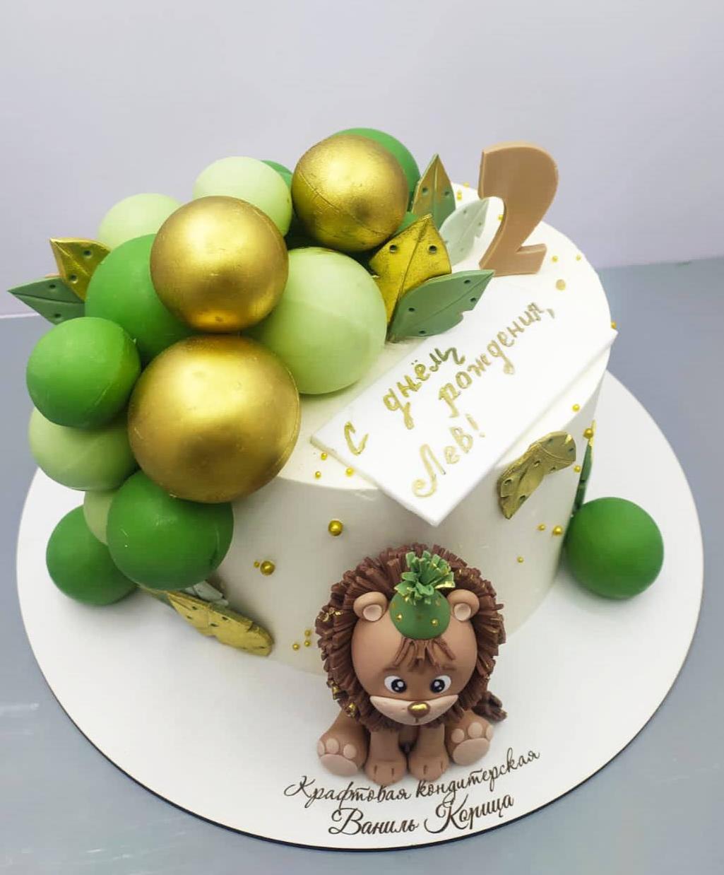 Детский торт Банановый с ананасом #94 в кондитерской cake64.ru фото