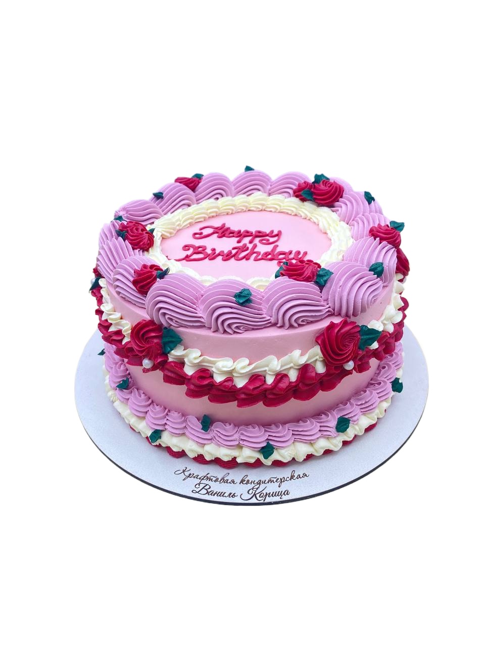 Торт на День Рождения Молочная девочка #210 на сайте https://cake64.ru/ кондитерской Ваниль Корица