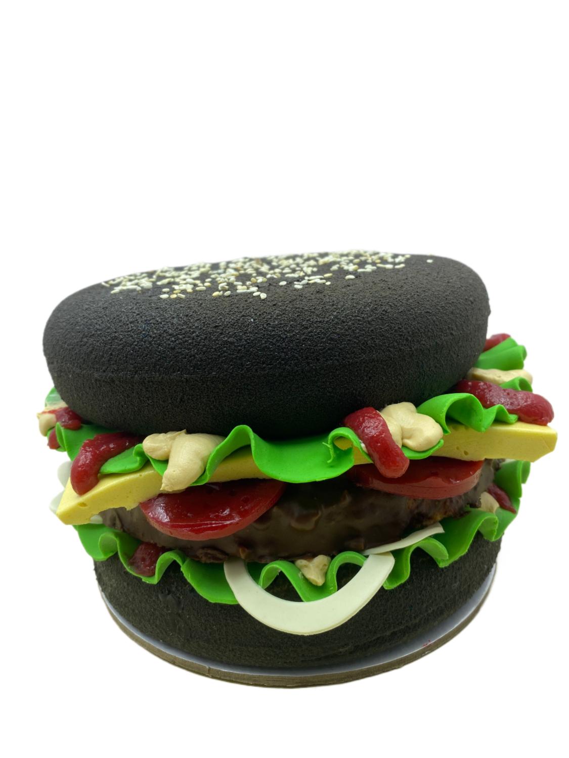 3D Торт Бургер #155 на сайте https://cake64.ru/ кондитерской Ваниль Корица